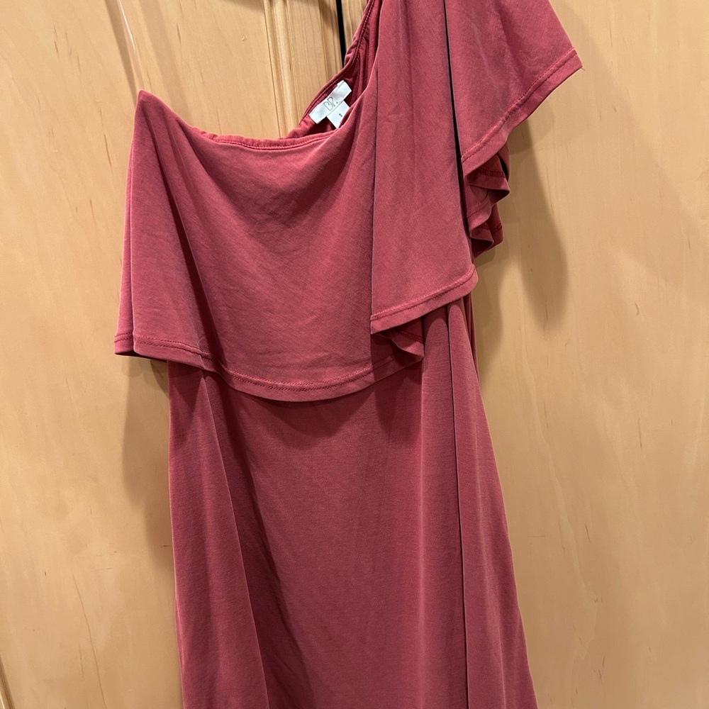 Small BP pink one shoulder dress